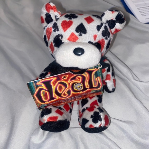 Grateful Dead Deal bean bear RARE - Picture 1 of 2